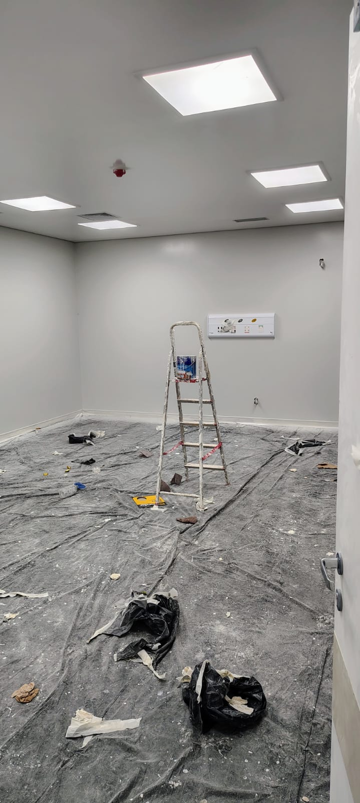 Pintura predial Novo Hospital Júlio Muller em Cuiabá - vista 12