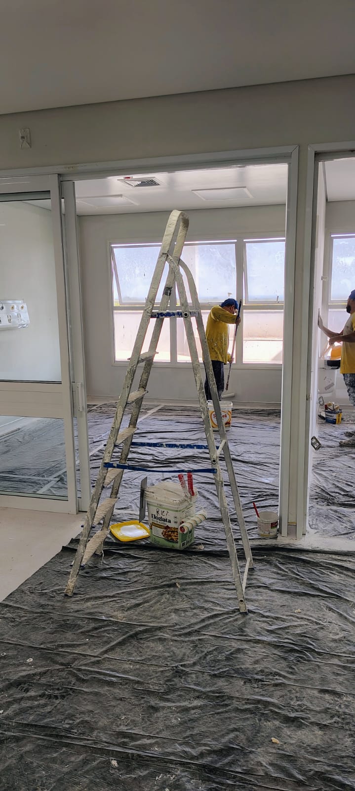 Pintura predial Novo Hospital Júlio Muller em Cuiabá - vista 15