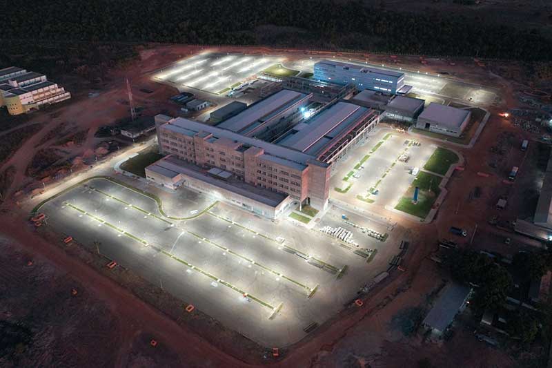 Pintura predial Hospital Júlio Muller em Cuiabá - vista 2